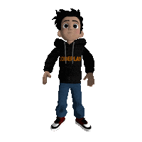 3D Shrugging Sticker by codeplay