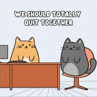 Quitting Escape Plan GIF by MESA My Emotional Support Animal