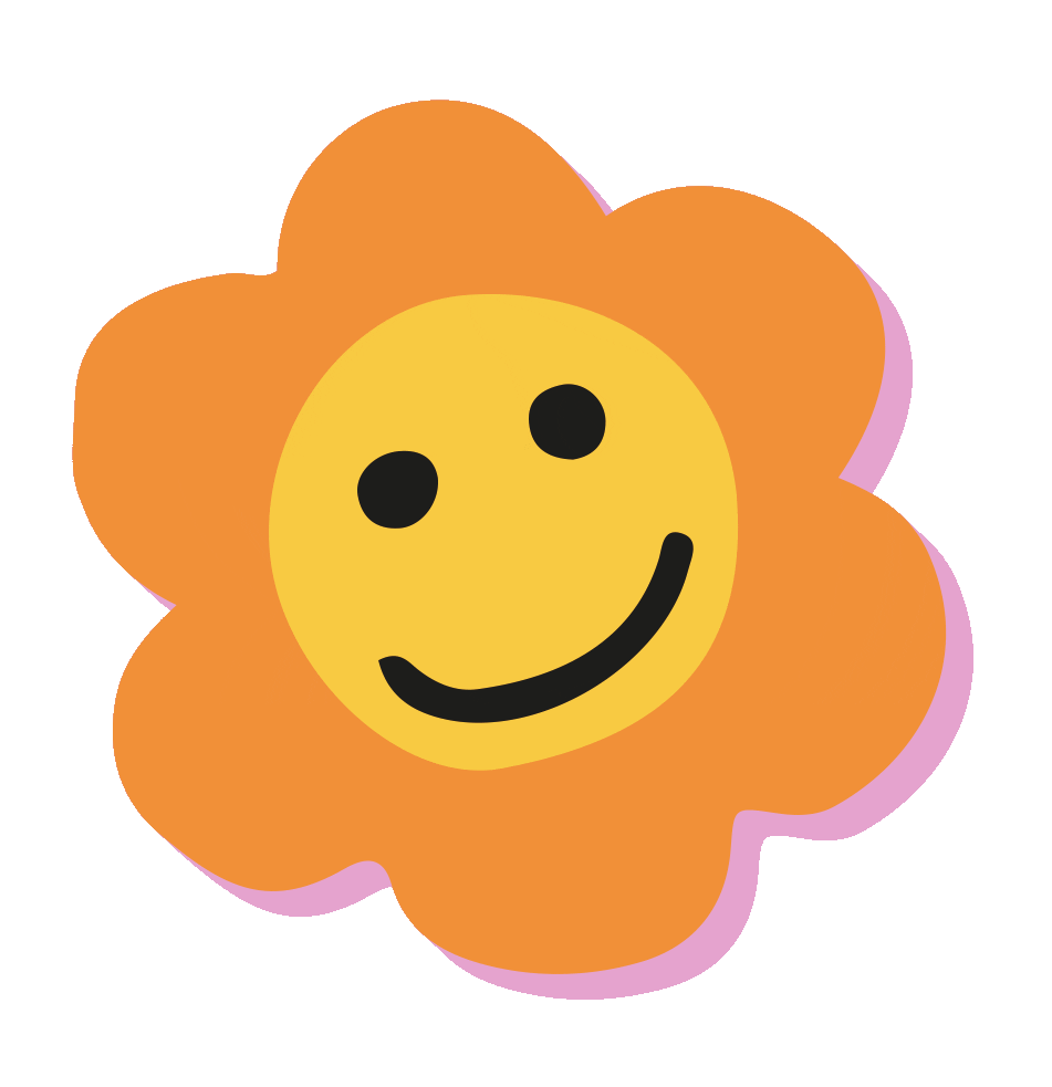 Flower Doodle Sticker by Carla Lomonaco