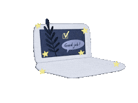 Stars Tick Sticker