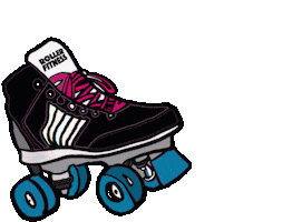 Skater Roller Sticker by RollerFitness