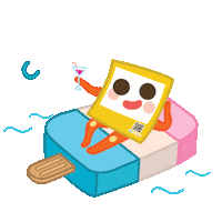 Party Summer Sticker by YumMePrint