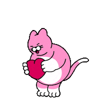 zizone_official love cat heart animation Sticker