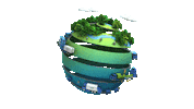 Renewi earth globe duurzaam aarde Sticker