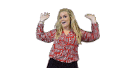 happy hands up Sticker by Entertainment-NL