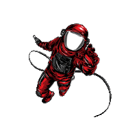 Floating Out Of This World Sticker by Dark Star Brewing Co.