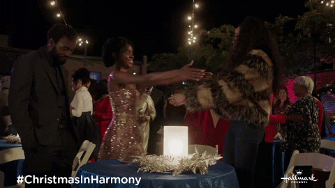 Michelle Williams Hug GIF by Hallmark Channel