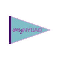 NYUAbuDhabi nyu nyuad violet pride nyu abu dhabi Sticker