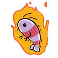 Angry On Fire Sticker by pikaole