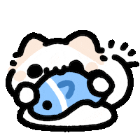 Fish 新年快樂 Sticker by MYAOWL