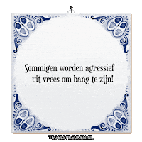 Humor Bang Sticker by Tegelspreuken.nl