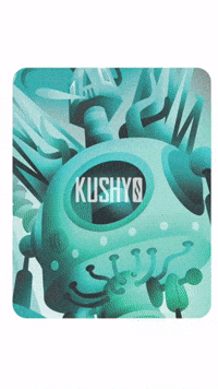 Robot Smoking Joint GIF by Kushy Dreams