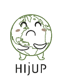 Go Green Planet Earth Sticker by HIJUP.com