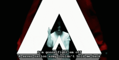 the white stripes british rock GIF