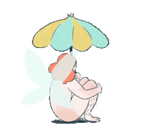 Hair Rain Sticker by Surmont Lii