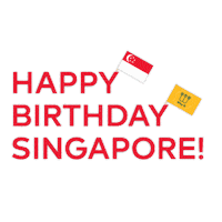 whyqsg singapore national day hawker happy birthday singapore Sticker