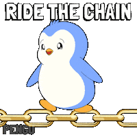 Chain Reaction Ride Sticker by Pudgy Memez