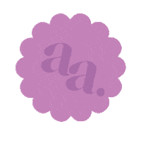 amirulasrafs pink flower purple circle Sticker