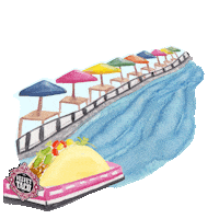 Tacos Sticker by VelvetTaco