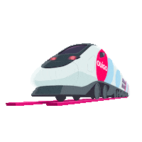 OUIGO_ES speed train nuevo marca Sticker