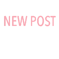 Pink New Post Sticker by Audrey Wolf Co