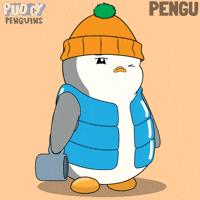 Tired Good Morning GIF by Pudgy Penguins