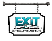 EXITRealtyIslandElite real estate realtor sign realty Sticker