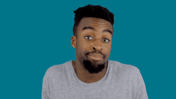 Video gif. A man shrugs fully, with raised eyebrows and straightened lips, showing his true unknowing of a situation. 