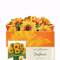 FreshCutPaper sunflowers fcp happy mail freshcut GIF