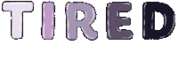 Tired Good Night Sticker
