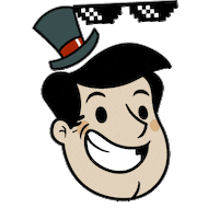 Thug Life Deal With It Sticker by Adventure Capitalist
