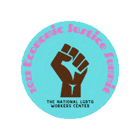 nlwc_ workers center national lgbtq workers center 2021ejs lgbtq economic justice summit Sticker