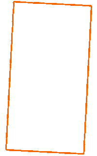 Orange Frame Sticker by Rendr MASTERD