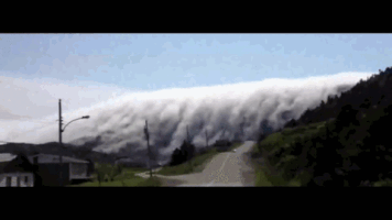 cloud mountain GIF