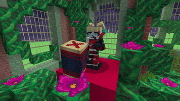 Smash Harley Quinn GIF by Minecraft