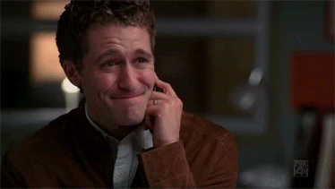 Happy Will Schuester GIF