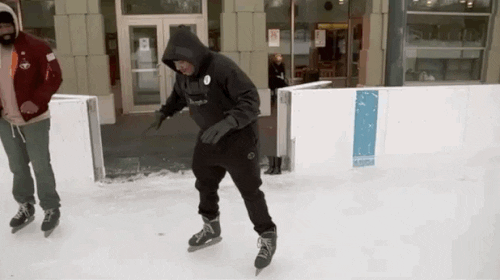 trying to learn how to skate like ice skating GIF by VH1