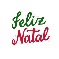 Feliz Natal Christmas Sticker