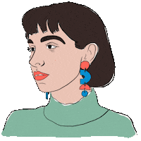 Art Girl Sticker