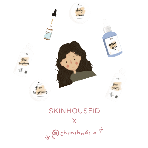 Face Glowing Sticker