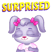 Surprised Cute Girl Sticker by Lucas and Friends by RV AppStudios