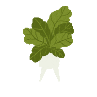 emilyhealey-martin art illustration green spring Sticker
