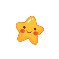 Excited Star Sticker by Hooray Studios