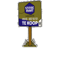 Tekoop Sticker by StinseMaat makelaardij