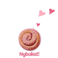 Bonjour Kanelbulle Sticker by Korvbrodsbagarn