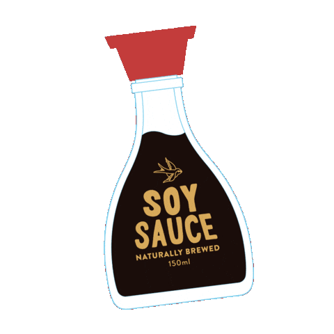 Soy Sauce Sticker by Erstwilder