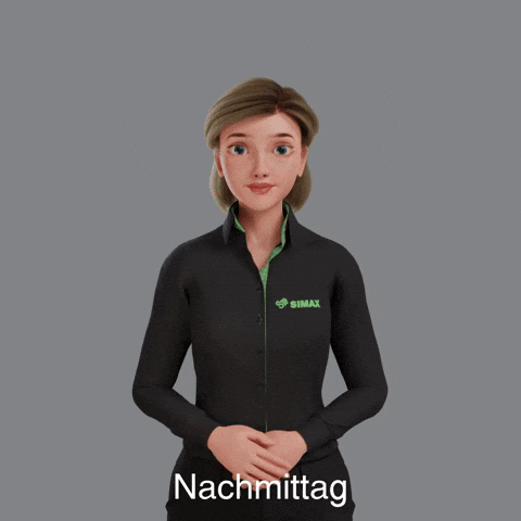 Avatar Gebärdensprache GIF by Sign Time - SiMAX