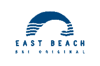 East Beach Sticker by Riverside Adventure Co.