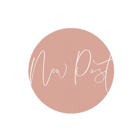 New Post Lettering Sticker
