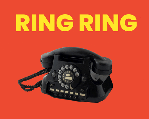 Call Me Ring GIF by Design Museum Gent